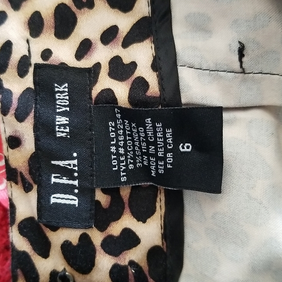 D.F.A. New York Animal Print Skirt - Picture 6 of 8